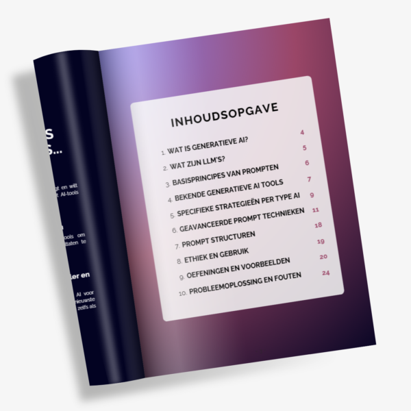 AI Prompting Guide- Generatieve AI - Afbeelding 3