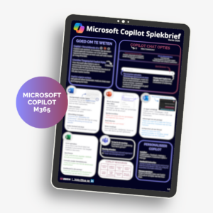 Microsoft Copilot Spiekbrief